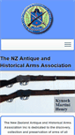 Mobile Screenshot of antiquearms.org.nz